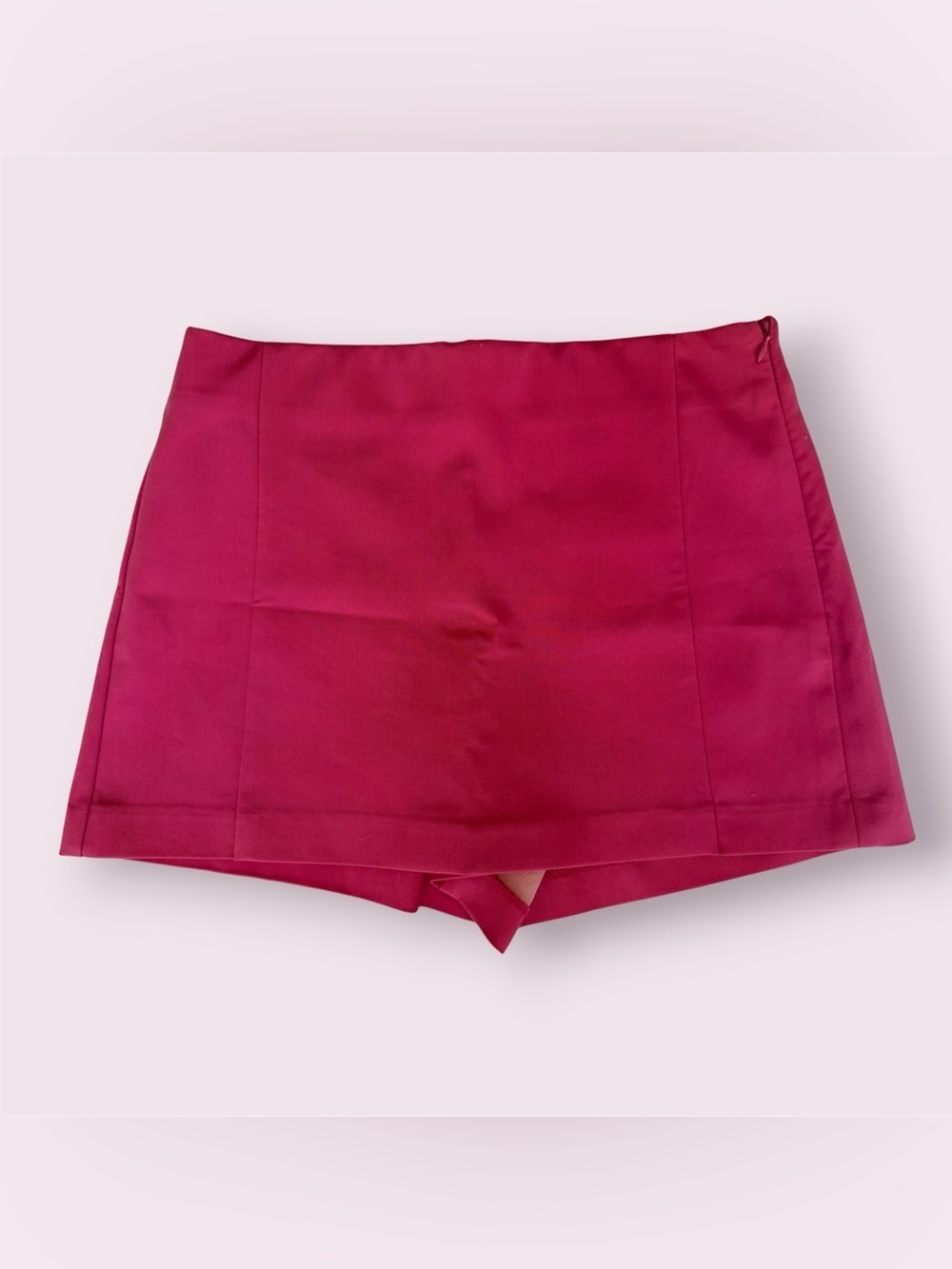 Zara Hot Pink Mini Skort Size Small